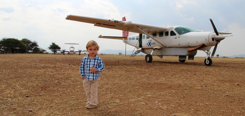 Aterrizando en el Serengeti