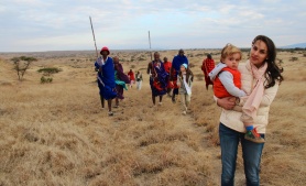Walking safari con maasai